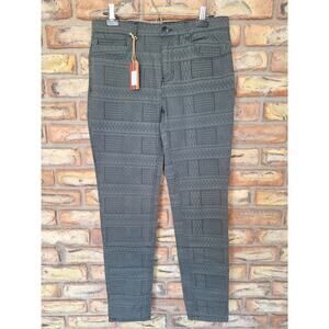 Afends Mens Geometric Design Cotton Twill Causal Pants - 32x30 NWT - Vintage